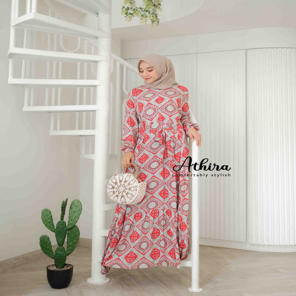 Farasa Dress in Red by Athira