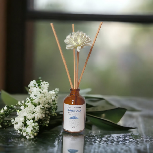 Reed Diffuser 50 ml by DCANDLE | Pengharum Ruangan Tahan Lama Aestetik