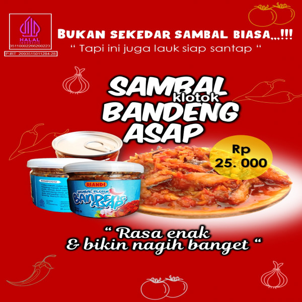 Sambal Klotok Bandeng Asap