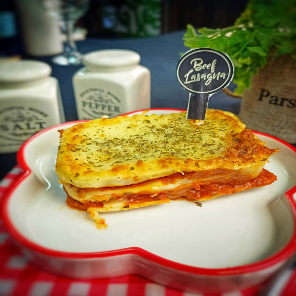 Beef lasagna