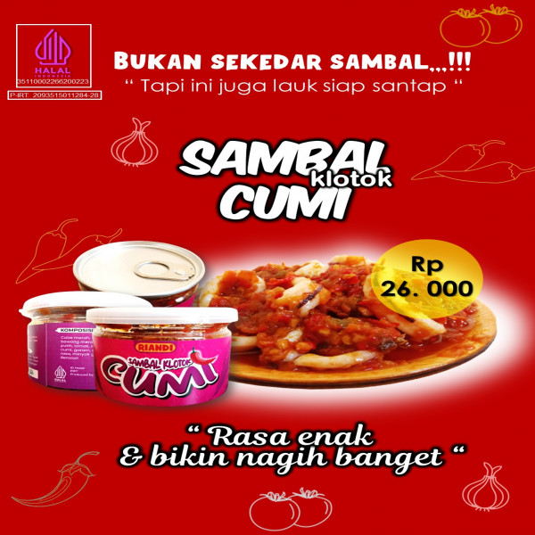 Sambal Klotok Cumi