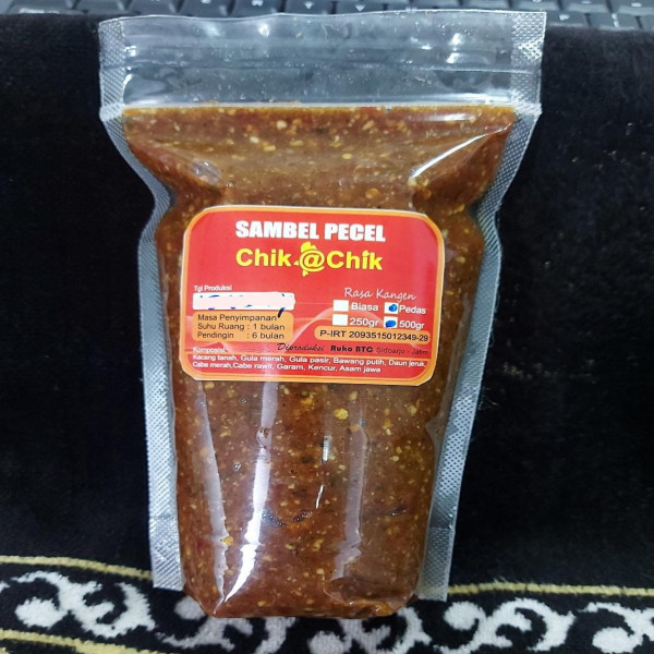 Sambel Pecel Chik@Chik Rasa Kangen Pedas 200gr