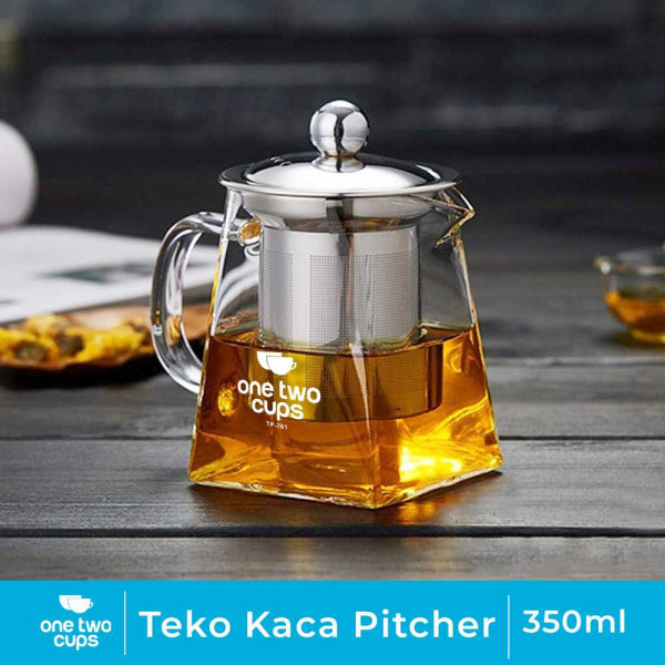 Teko Teh Kaca Tahan Panas Api Glass Teapot with Saringan - TP-761