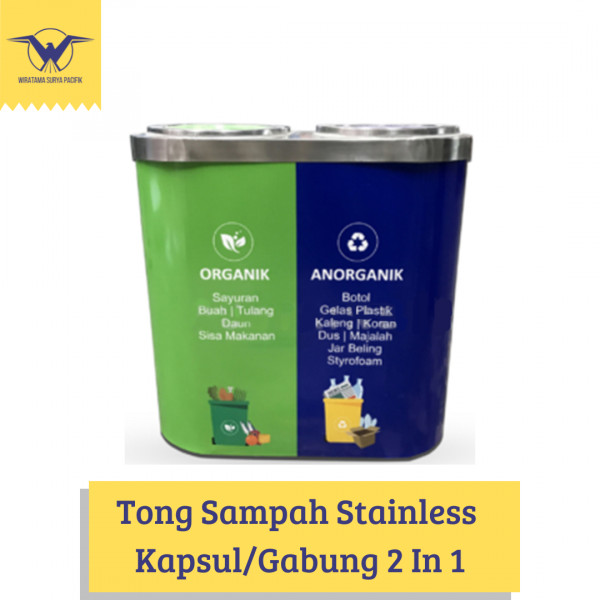 WS PACIFIC TONG SAMPAH STAINLESS KAPSUL 2 IN 1